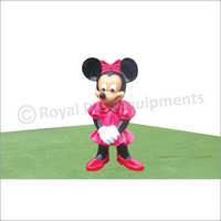 Minnie Mouse Garden Sculpture - Color: Pink