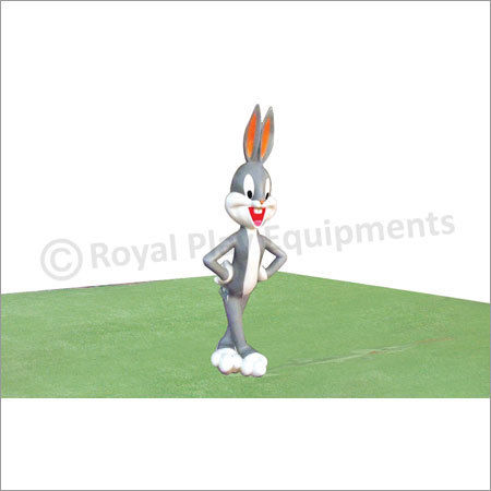 Modern Arts Bunny Standing Sculpture Garden Sculpture Animal Sculpture