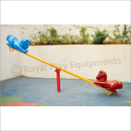 Two Seater Horse See Saw Playground See Saw - Material: Frp