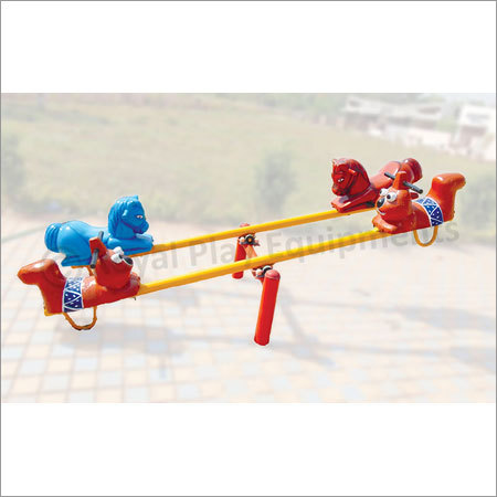 Four Seater Horse and Caterpillar See Saw