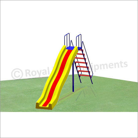 Dual Color Deluxe Wave Slide Frp Playground Equipments Size: Unit H-7Ft