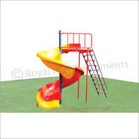 Deluxe FRP Spiral Slide FRP Playground Slides