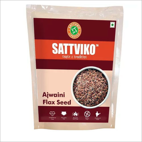250gm Sattviko Ajwaini Flax Seeds