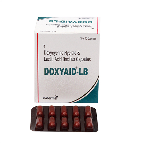 Doxycycline Hyclate Lactic Acid Bacillus Capsule By EDERMA PHARMA INDIA PRIVATE LIMITED
