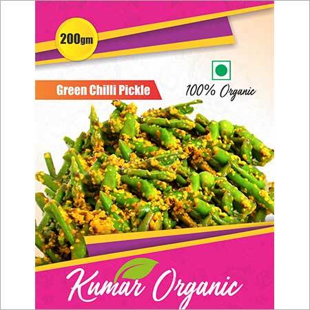 Kumar Organic Green Chilli Pickel