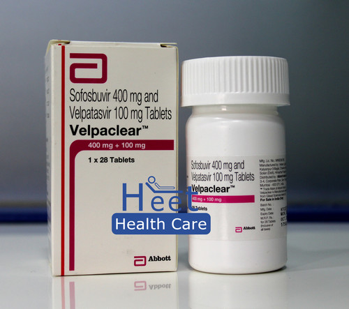 Velpaclear Velpatasvir 100mg Sofosbuvir 400mg Tablets