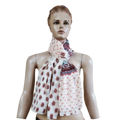 Voile Polka Printed Scarves