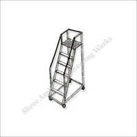 Aluminum Trolley Step Ladders