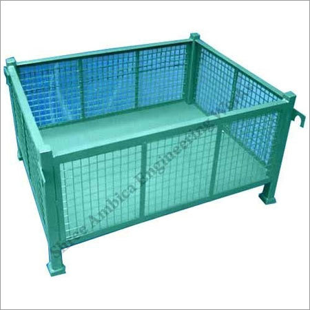 Strong Mettle Pallet With Wire Net Box