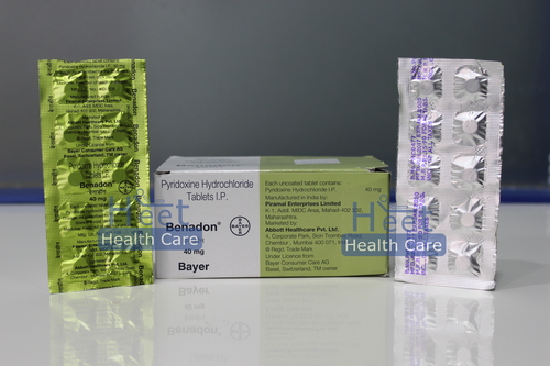 Benadon Pyridoxine Hydrochloride Tablets 40mg