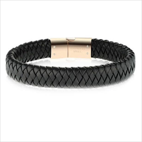 Flat Leather Braided cord