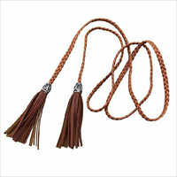 Hunter Round  Braided Leather