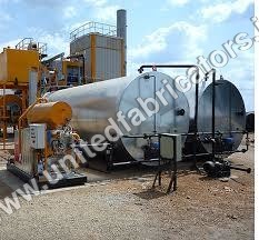 Bitumen Storage Tank - Silver Finish, New Condition | Designed for Efficient Bitumen Storage Solutions