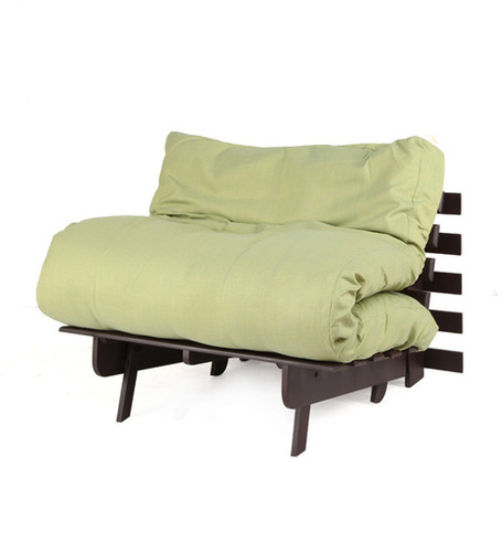 Futon - Shesham Wood, 889x1828.8x762 mm | Handmade Art, Durable, Easy to Clean, Indoor Multi-Utility Sofa-Recliner-Bed