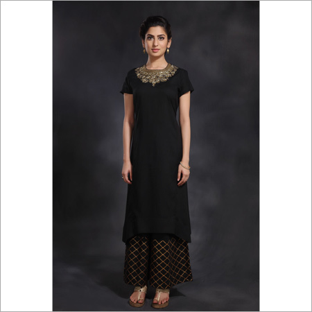 Ladies Rayon Fancy Kurti Decoration Material: Sequins
