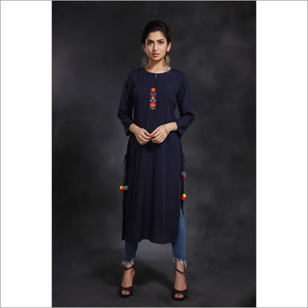 Ladies Rayon Funky Kurti