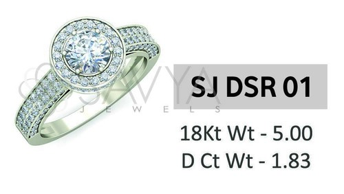 Diamond Solitaire Ladies Ring
