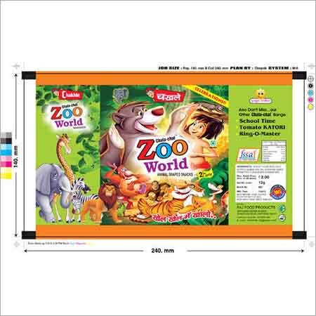 Printed Plastic Laminated Pouches