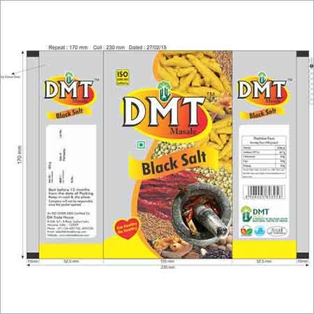 Black Salt Packaging Pouches