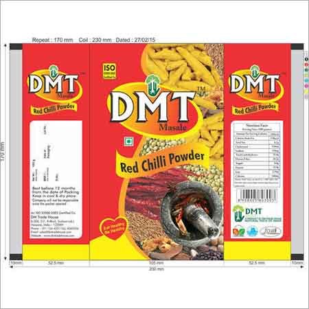 Red Chilli Powder Packaging Pouches