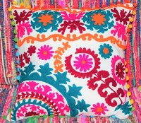 Suzani Hand Embroidered Cushion Cover