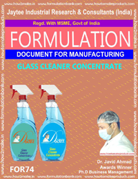 Glass Cleaner Formualtions