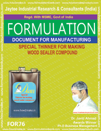 E Books Special Thinner For Making Wood Sealer Compound