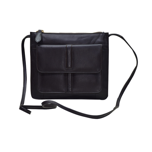 Leather Sling Crossbody Bag