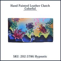 Leather Hand Painted Wallets