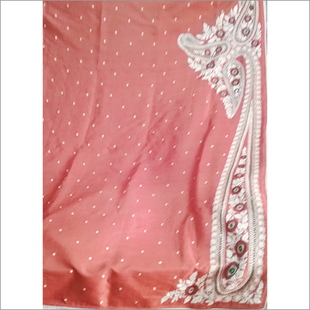 Bishnupuri Silk Ari Stitch Saree