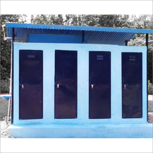 In-situ Brick And Mortar Community Bio Toilet With Ewc-iwc
