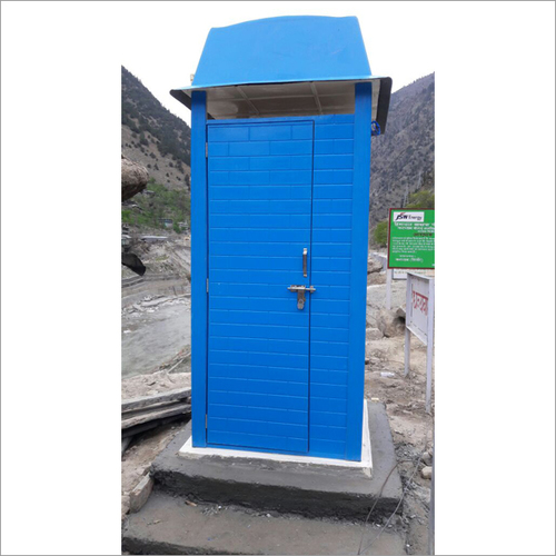 Pre_fabricated_frp_3'0''x3'0'''x6'6'' Single Bio Toilet With Iwc_ewc