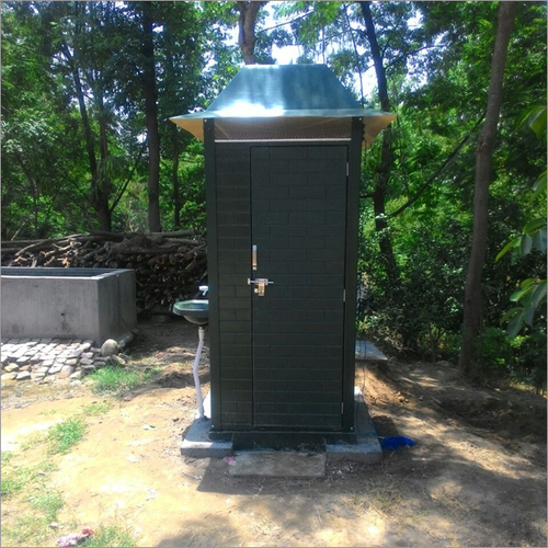 Pre_fabricated_frp_3'0''x4'0''x6'6'' Single Bio Toilet With Iwc_ewc