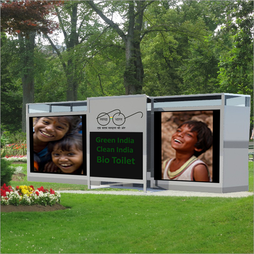 Pre-fabricated Stainless Steel Community Bio Toilet With Ewc