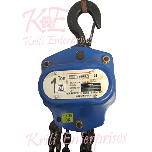 1 Ton Chain Pulley Block
