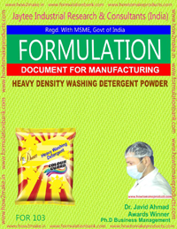 Detergent Powder Formulation