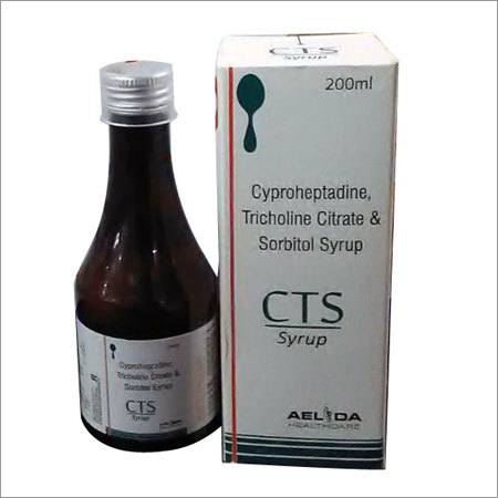 Cyproheptadine Tricholine citrate syrup