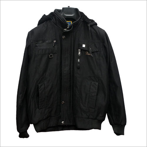 Mens Black Full Sleeve Jacket