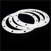 Ptfe Sealing Gasket -  Ring Shape, White Color, Density 2.2 G/cmâ³, Temperature Range -200-260â°c | Chemical Inertness, Durable Seal, High Resistance, Versatile Use