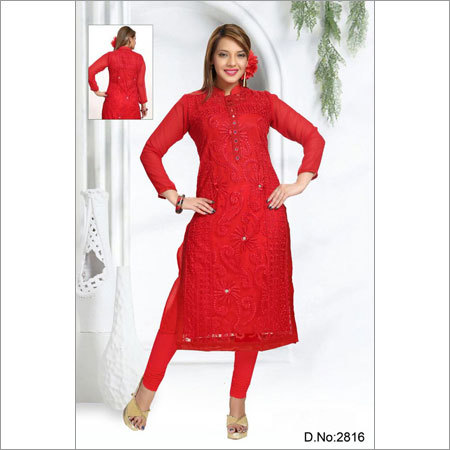 Ladies Net Fabric Kurti