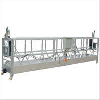 Suspended Rope Platform - Steel/aluminum, 2.5m X 3m X 0.69m | 1000 Kg Load Capacity, Electric Power Source, Tilt-proof Safety Lock, Lightweight Design, Silver Finish