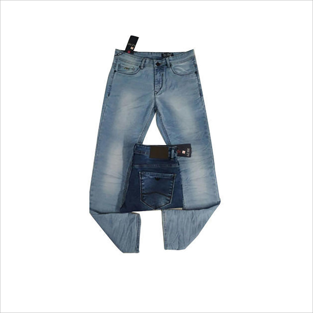 Sky Blue Mens Denim Jeans