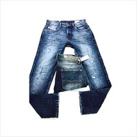 Blue Mens Monkey Wash Jeans