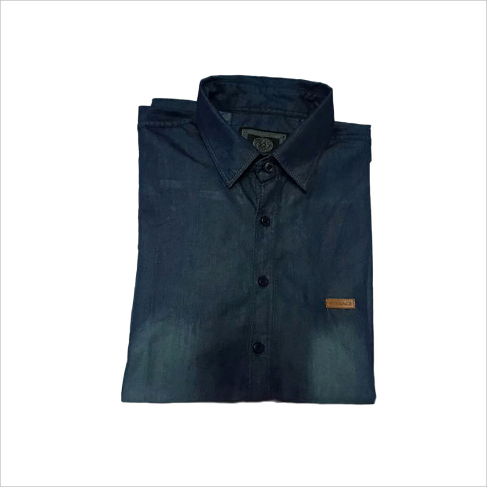 Blue Mens Denim Shirts