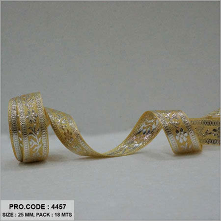 Golden Dyeable Ribbon