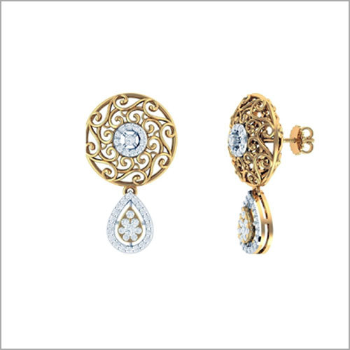 Natural Ladies Diamond Earrings