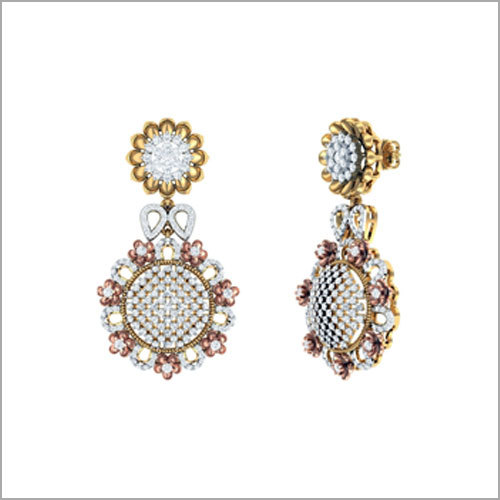 Natural Antique Diamond Earrings