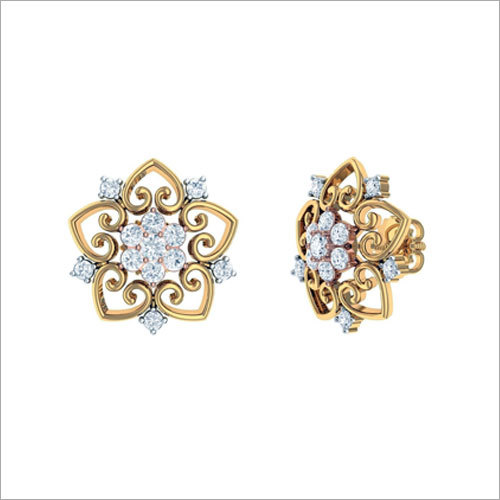 Natural Antique Gold Earrings