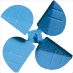 18 Inch ABS Plastic Cooler Blade, Blue, Four Blades - Embedded Threads, Secure Fit, Efficient Airflow