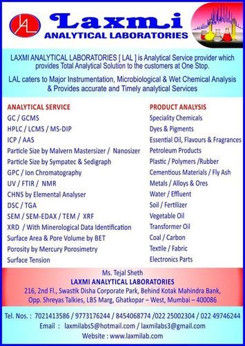 Analytical Testing Lab